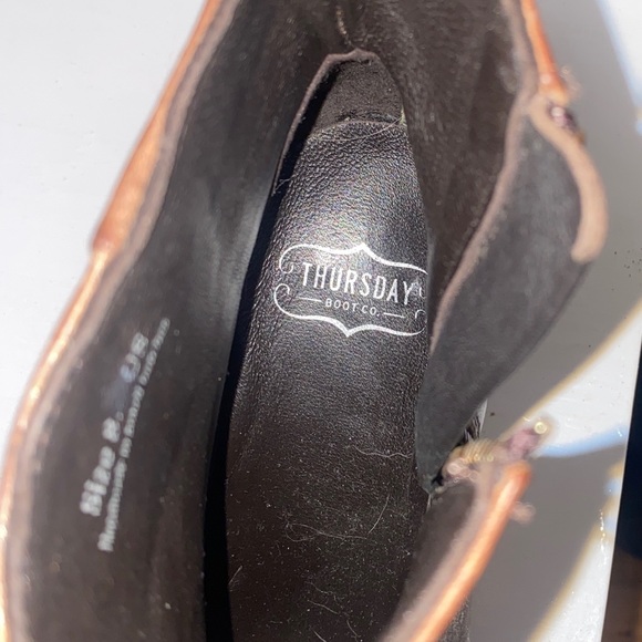 Thursday Boot Company- Highline leather boots- limited edition color brown- 8 - Picture 3 of 4